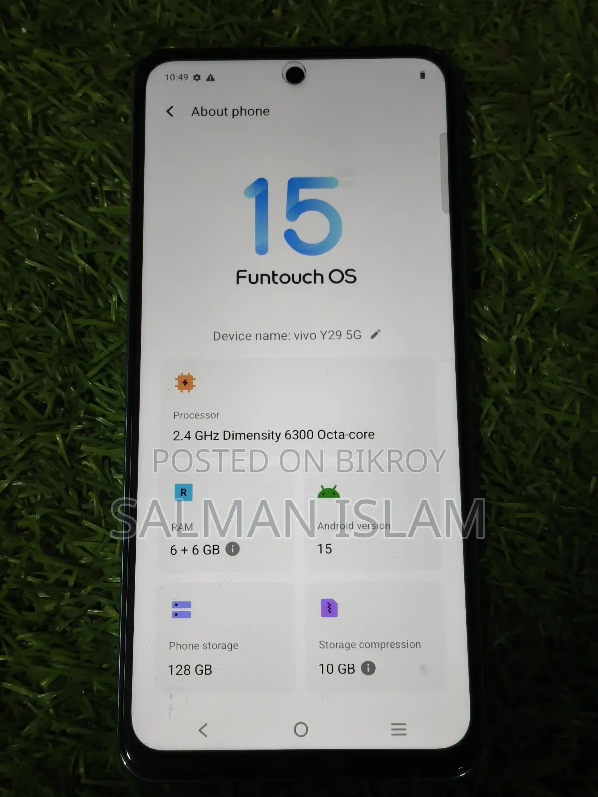 Vivo Y29 128 GB Silver