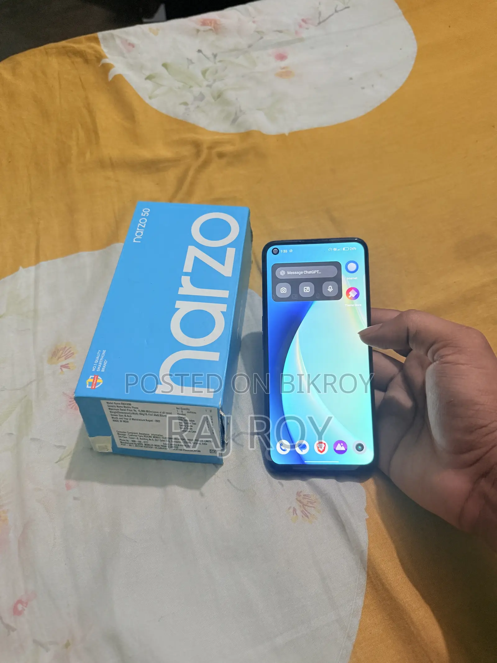 Realme Narzo 50 64 GB Black