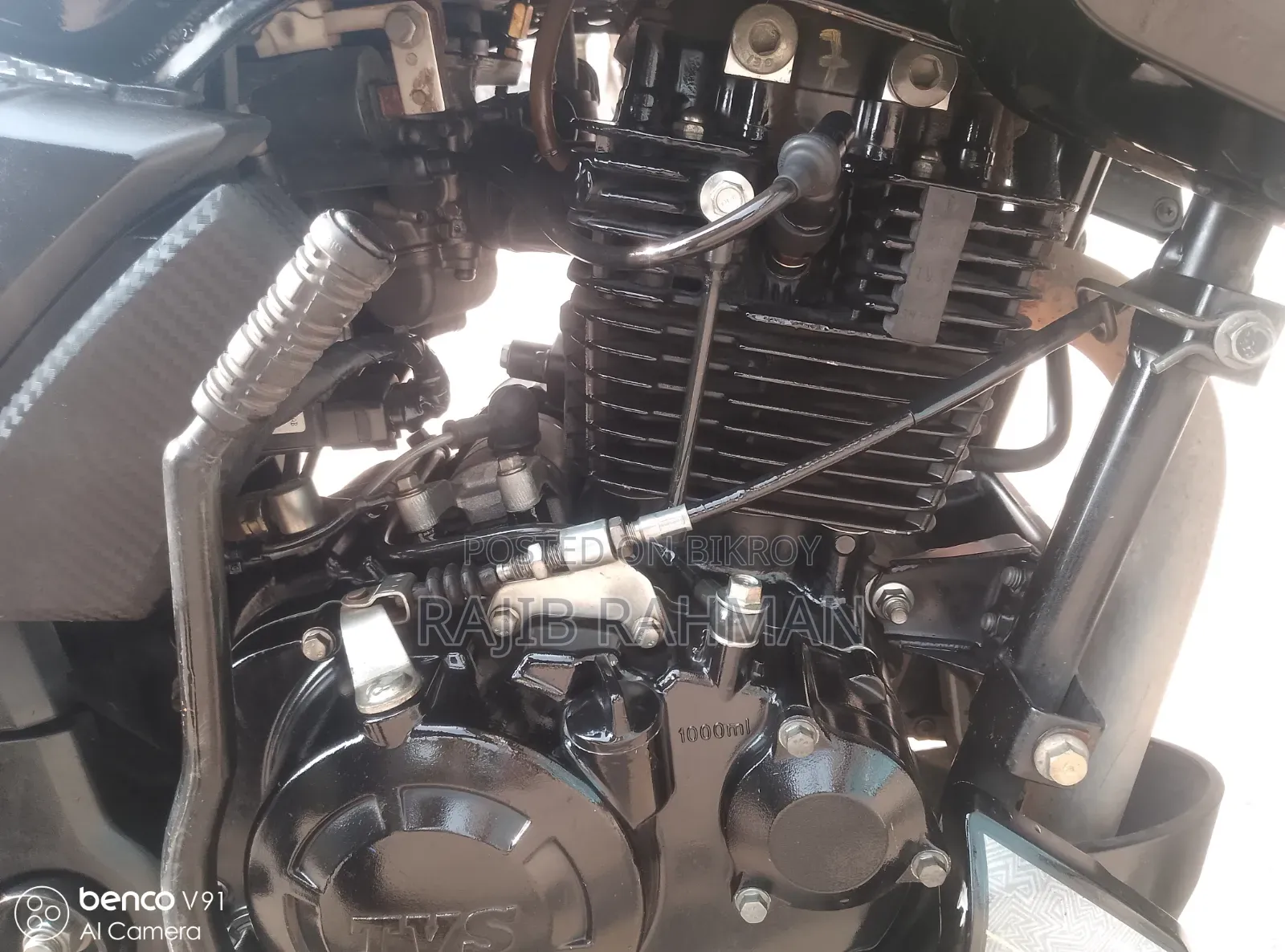 TVS Apache RTR 160 2V ABS 2022 Black