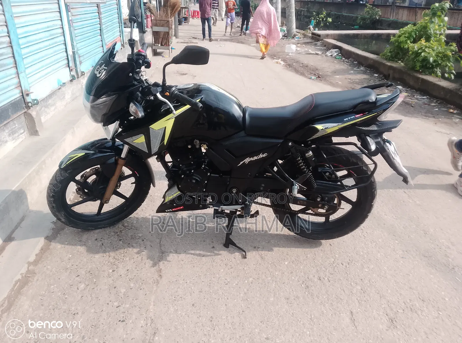 TVS Apache RTR 160 2V ABS 2022 Black
