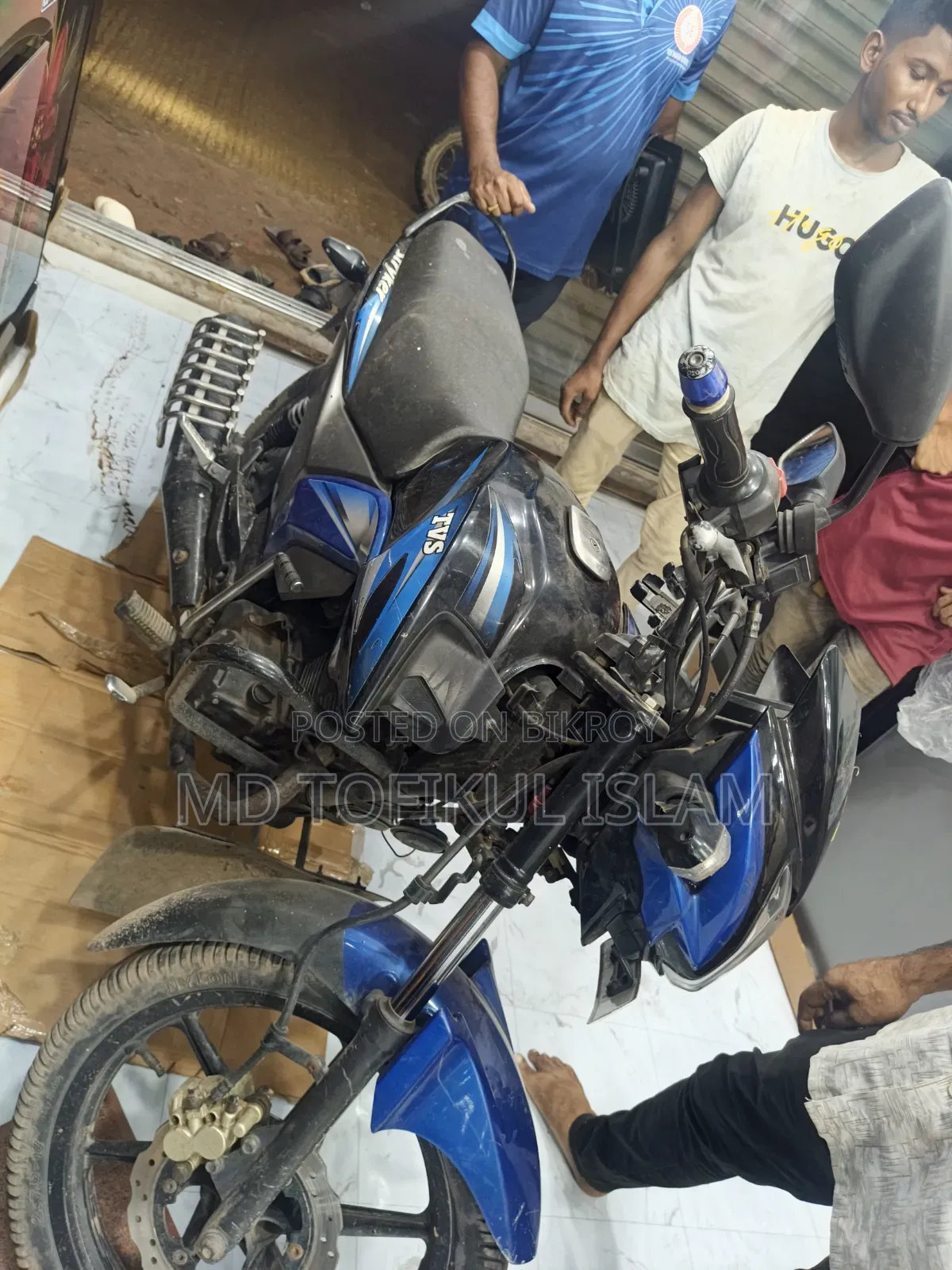 TVS Stryker 125 2018 Blue