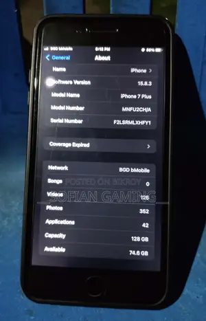 অ্যাপল আইফোন ৭ প্লাস ১২৮ জিবি ব্ল্যাক