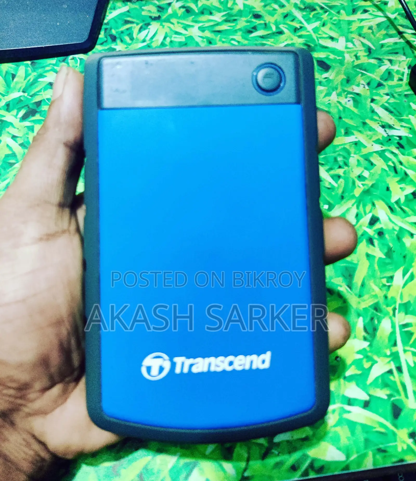 2TB Transcend Blue StoreJet 25H3 2.5-Inch USB3.0 Portable Hard Drive