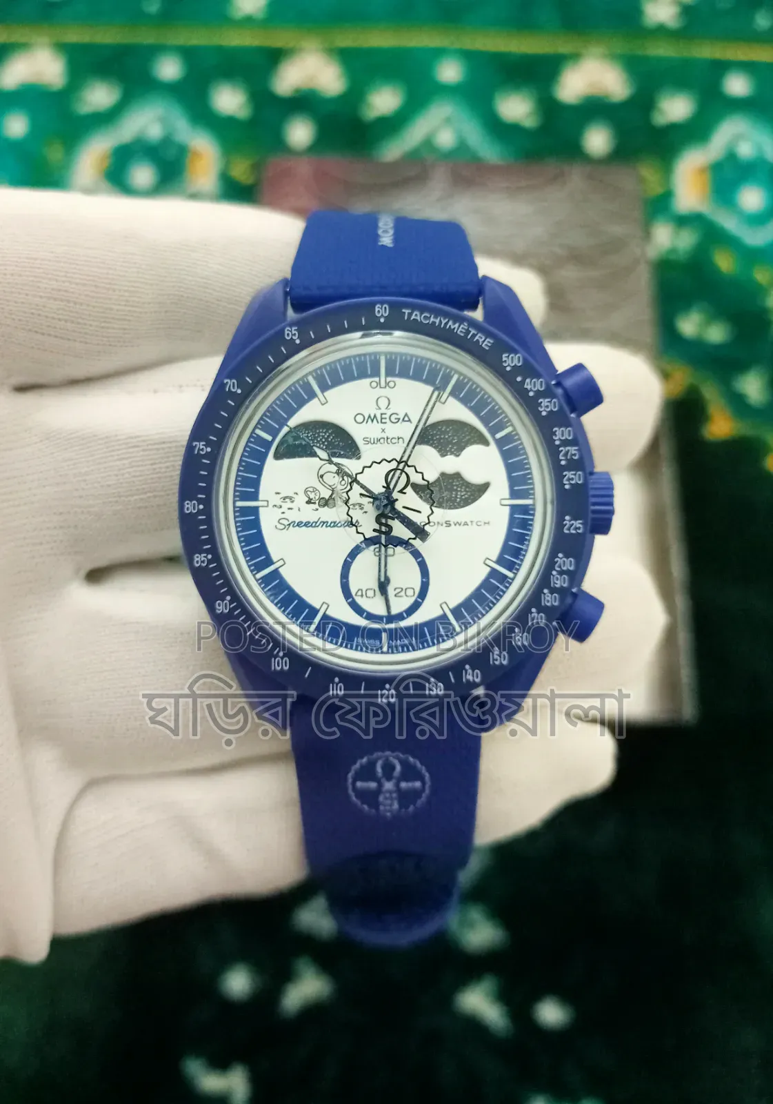 AAA Grade Omega X Swatch Speedmaster Quartz Chronograph Watch