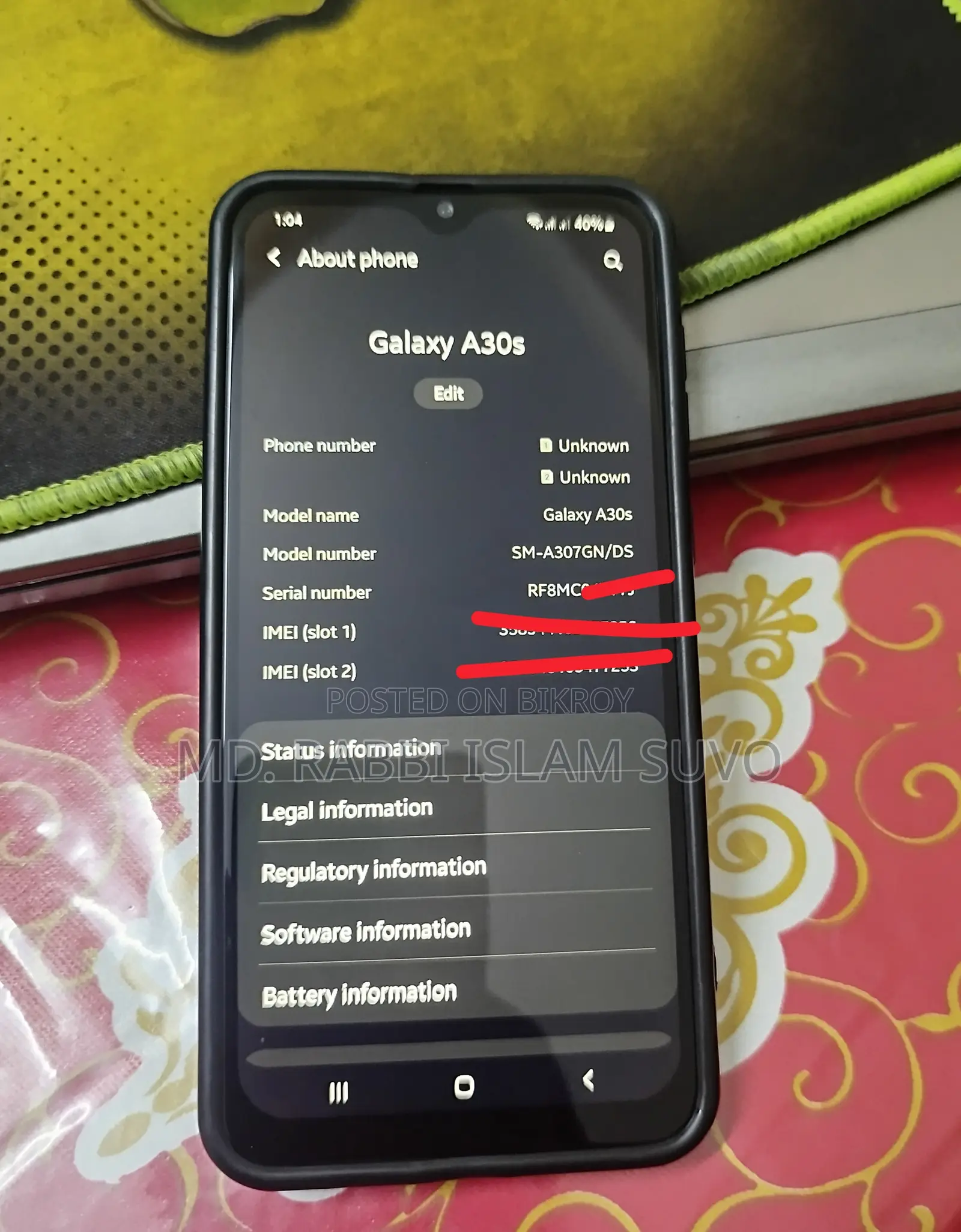 Samsung Galaxy A30s 64 GB Green