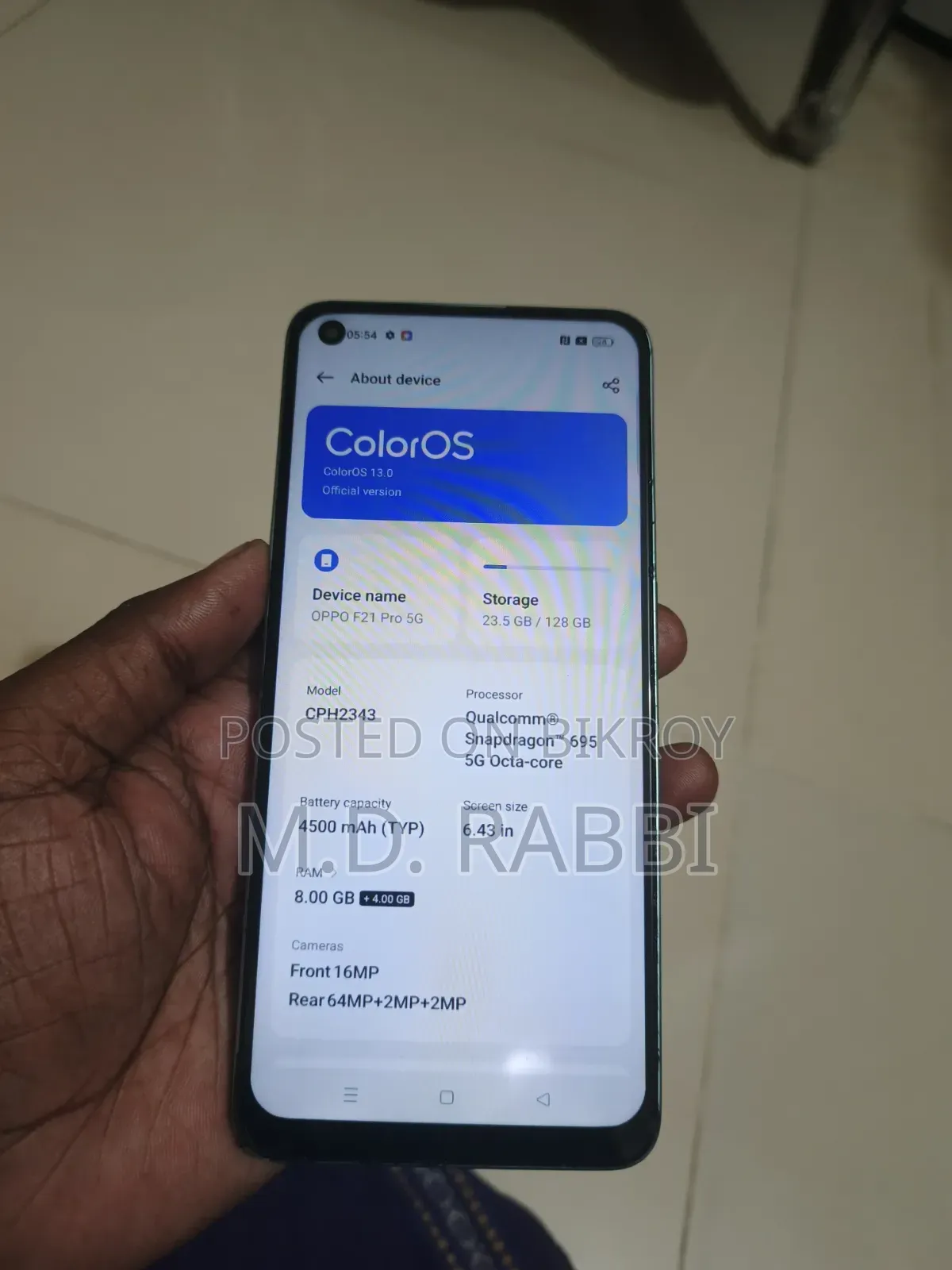 Oppo F21 Pro 5G 128 GB