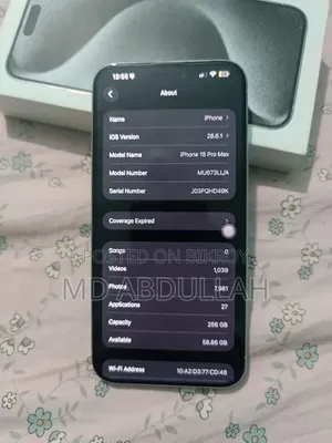 Apple iPhone 15 Pro Max 256 GB White