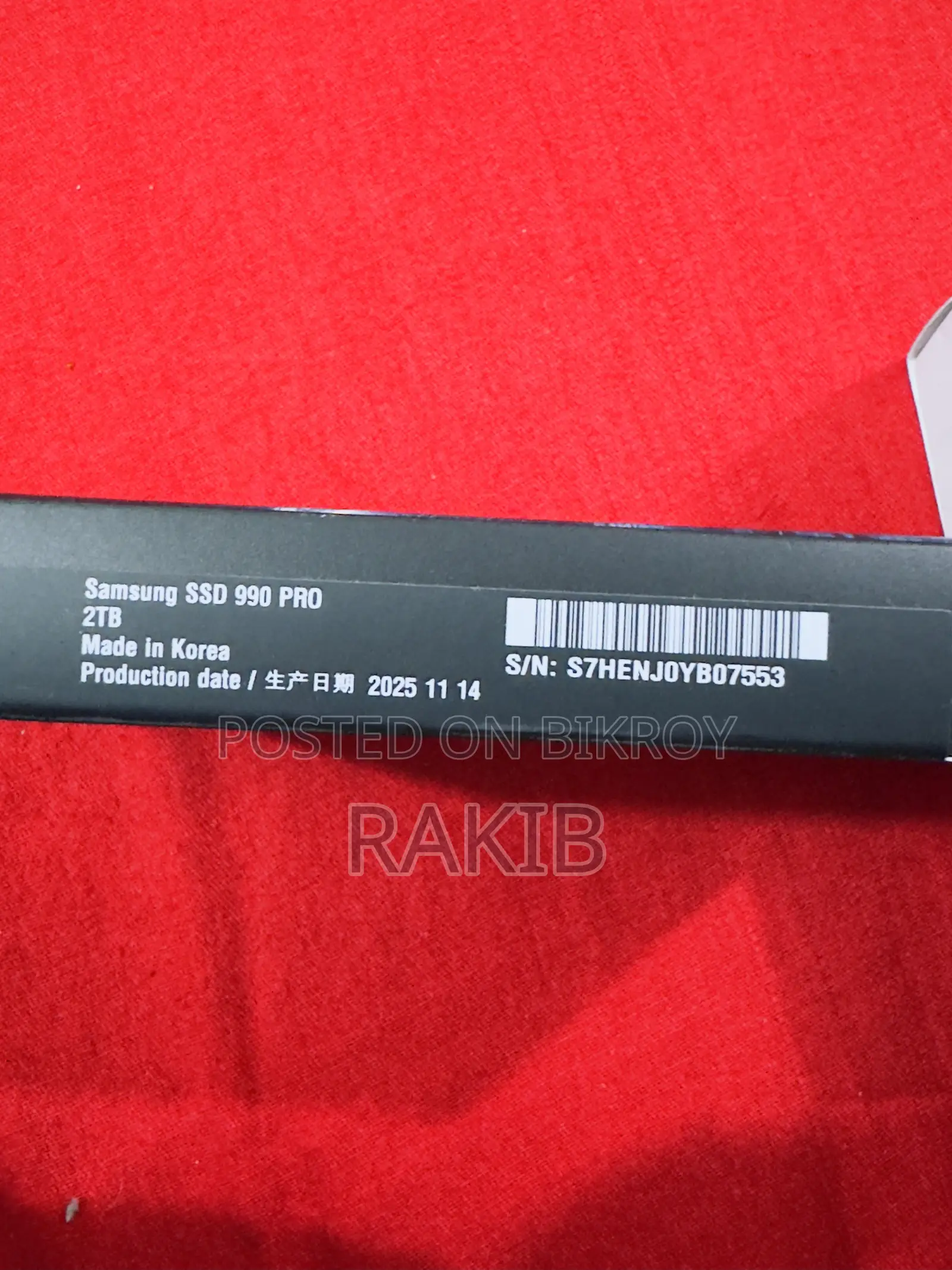 Samsung 990 Pro 2tb SSD