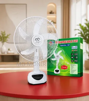 AC DC Smart Touch Pad Table Fan,5h Fullspeed Backup Smart Touch Pad