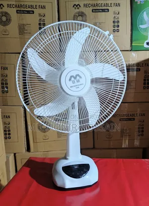 AC DC Smart Touch Pad Table Fan,5h Fullspeed Backup Smart Touch Pad