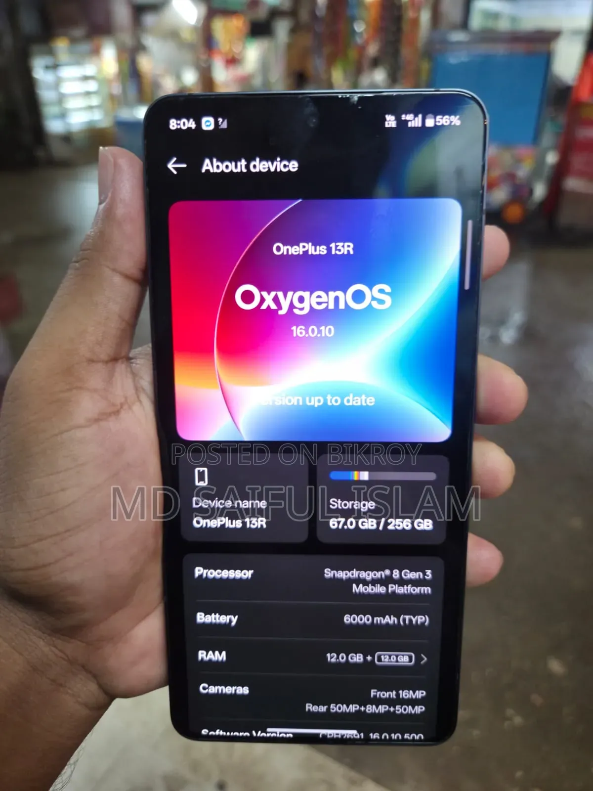 OnePlus 13R 256 GB Black