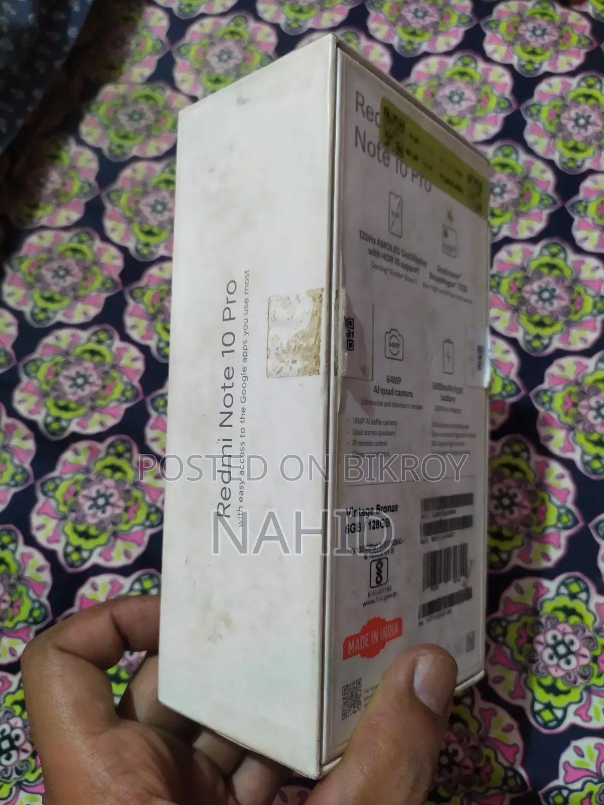 Xiaomi Redmi Note 10 Pro 128 GB Gold