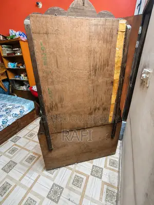 Solid Shil Koroi Wood Dressing Table With Large Mirror– Heavy Strong