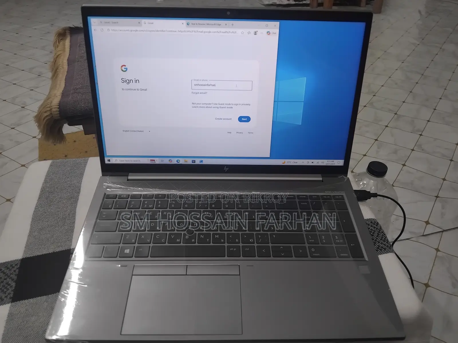 Laptop HP ZBook Firefly 15 G7 16GB Intel Core I7 SSD 128GB