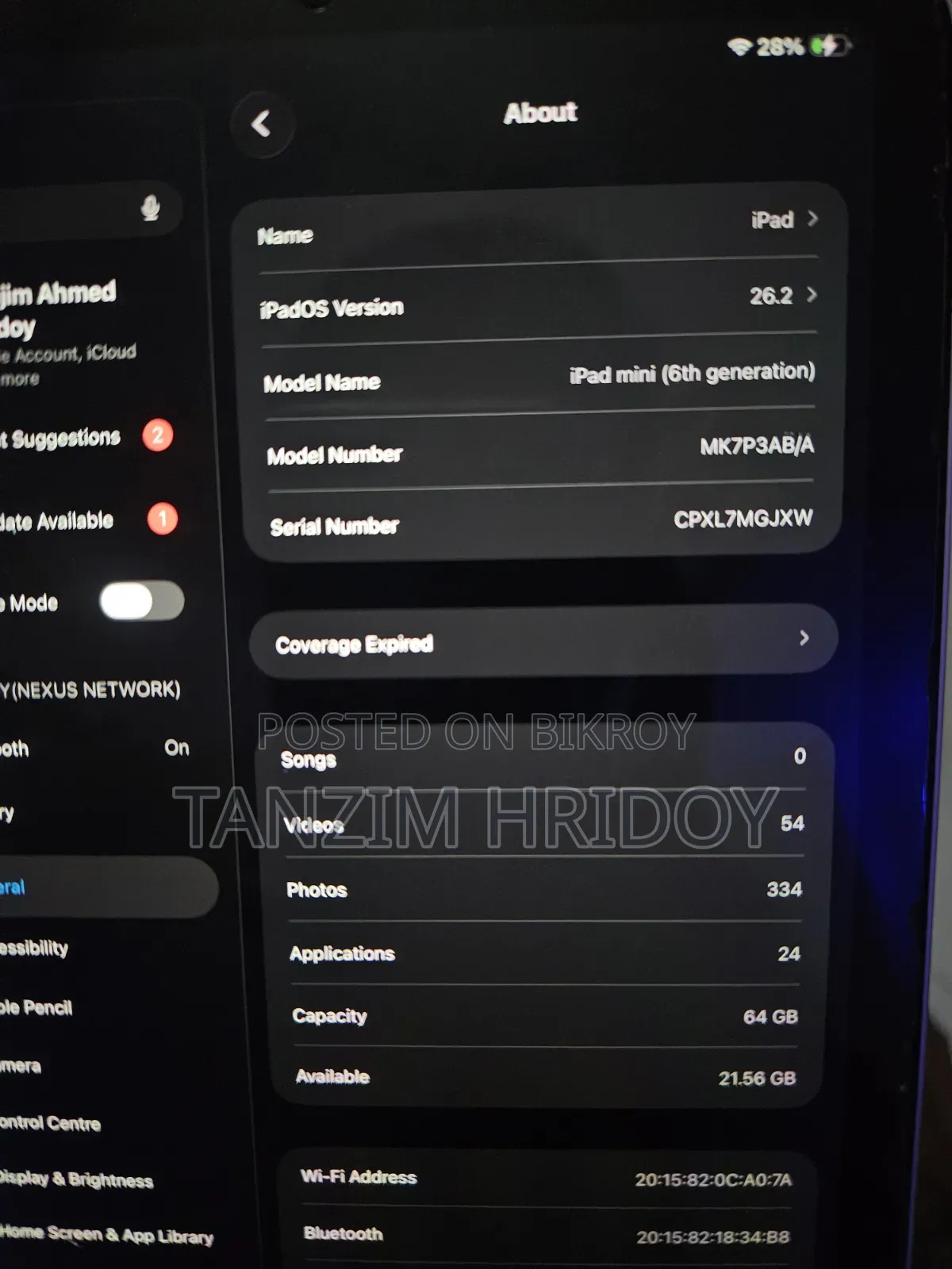 Apple iPad Mini 6 64 GB Silver