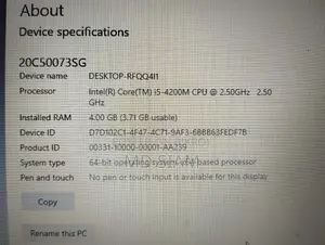 Laptop Lenovo ThinkPad Edge E440 4GB Intel Core I5 SSD 128GB