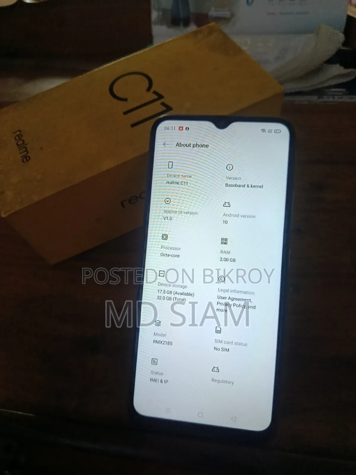 Realme C11 32 GB Black