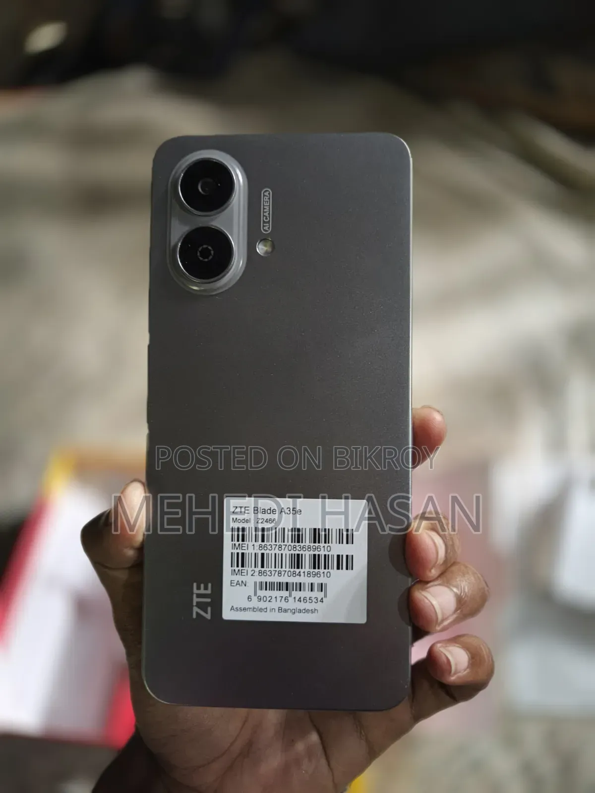 New ZTE Blade A35 64 GB Black