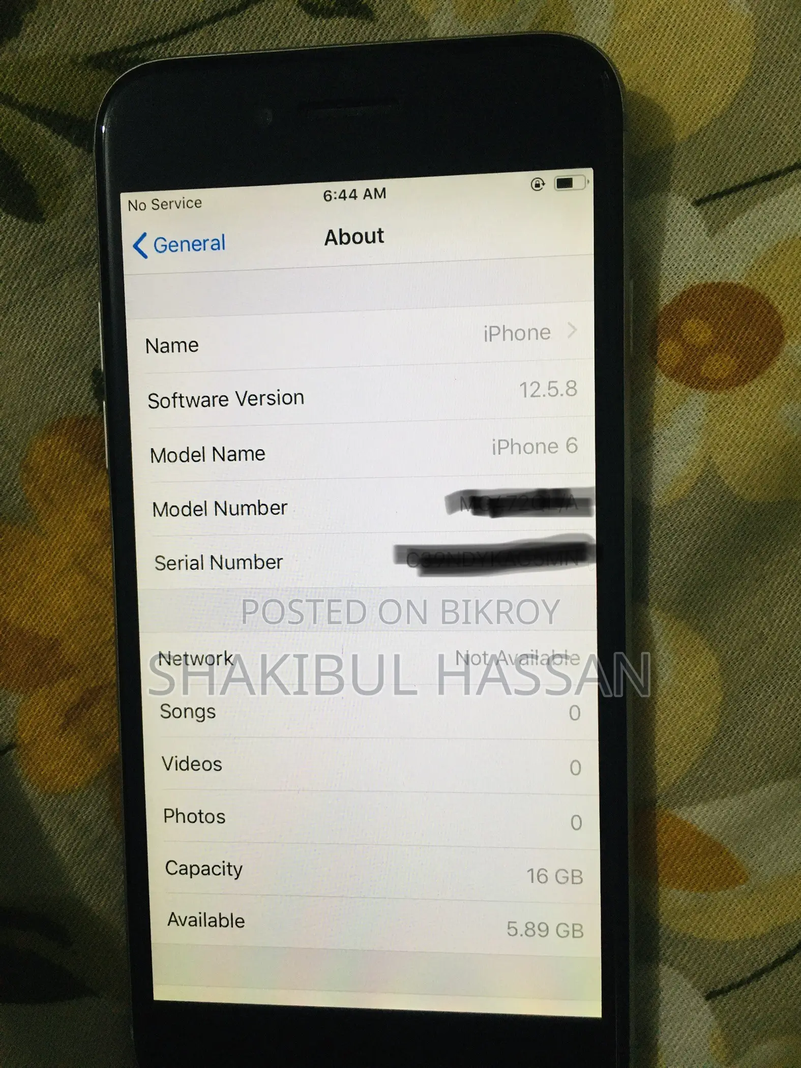 Apple iPhone 6 16 GB Silver