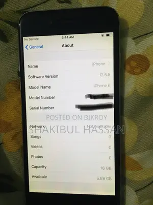 Apple iPhone 6 16 GB Silver
