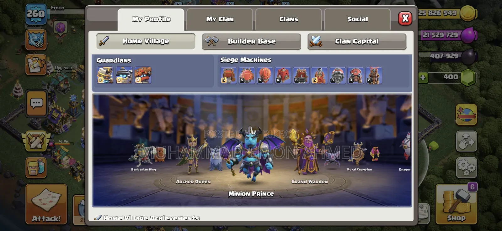 Clash of Clans TH18 Account – Max Heroes, 95% Max Base