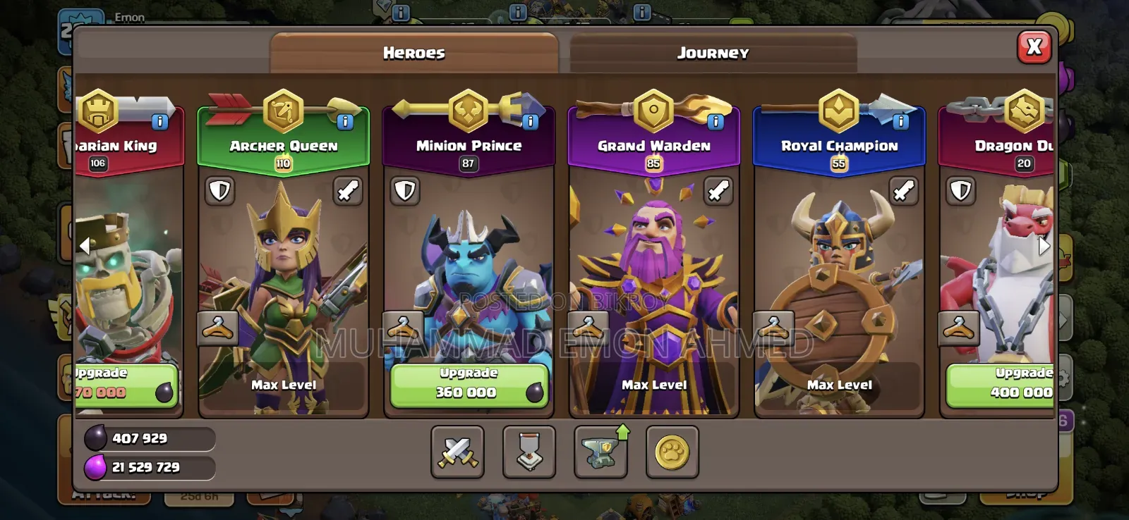 Clash of Clans TH18 Account – Max Heroes, 95% Max Base