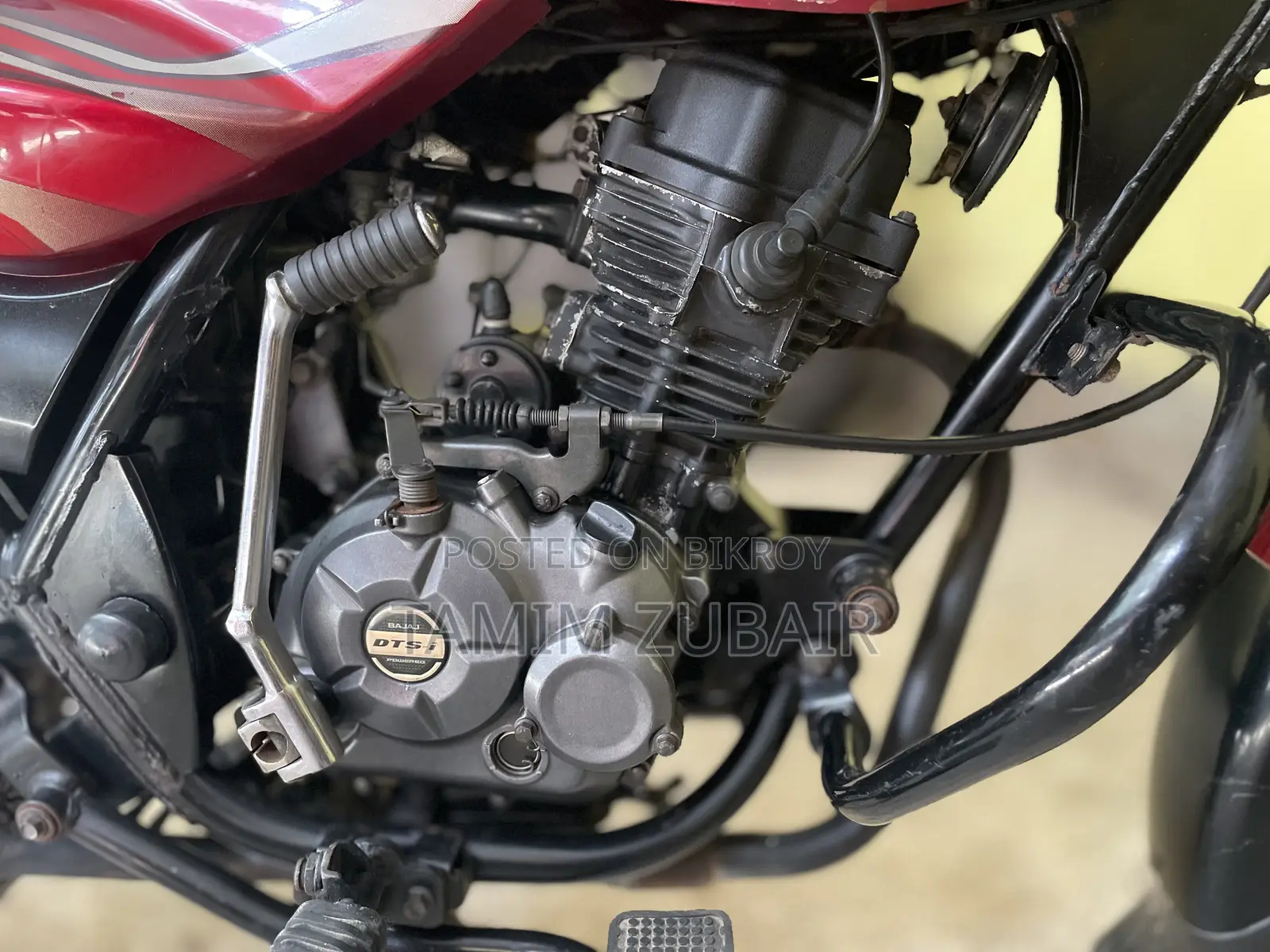 Bajaj Discover 100 2015 Red