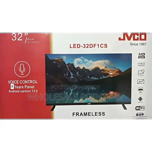 Jvco DF1CS 32" Frameless Voice Control Smart TV