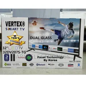 Vertex 32DV207S-TG 32" Dual Glass Android TV