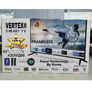 Vertex 43DVQ06 43" Frameless Android TV