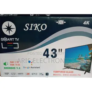 SIKO 43A05-TG 43" 4K Double Glass Smart TV