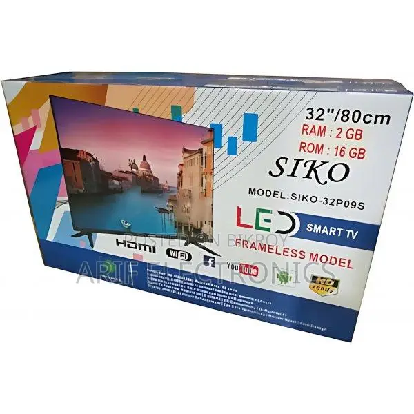 Siko P09S 32" Frameless LED Smart HD TV