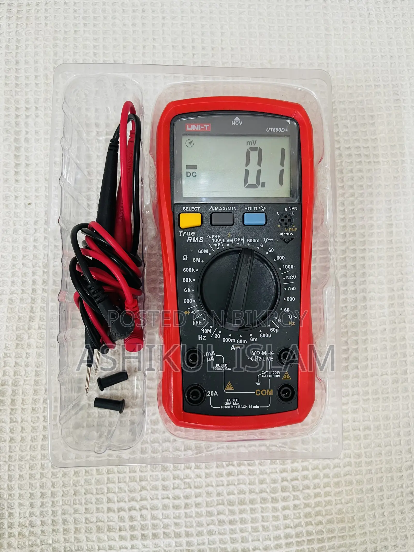 UNI-T UT890D+ Digital Multimeter (Like New)