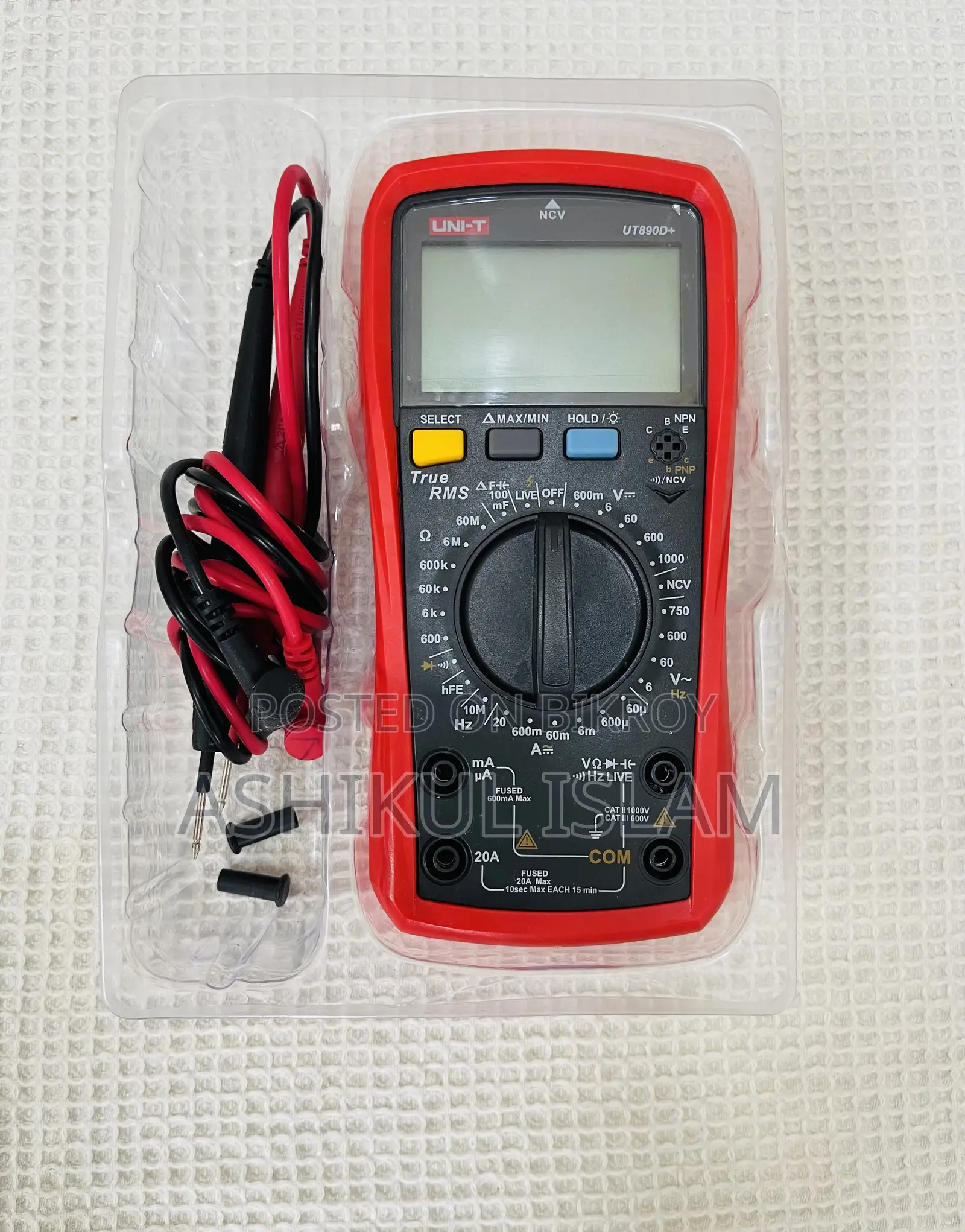 UNI-T UT890D+ Digital Multimeter (Like New)