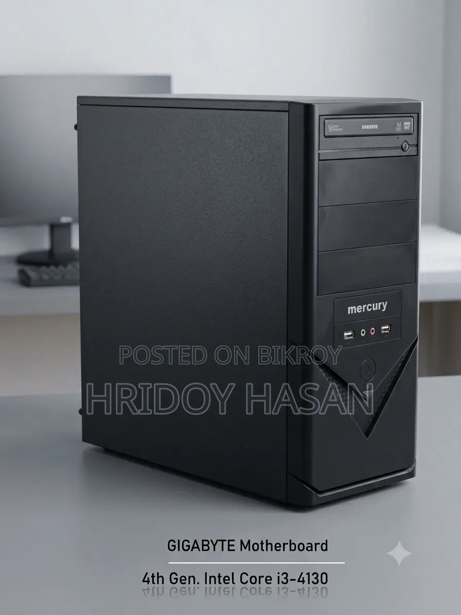 Desktop Computer Gigabyte 4GB Intel Core i3 HDD 500GB