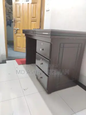 Table With Glass Office Executive