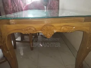 Dining table made of original Chittagong teak