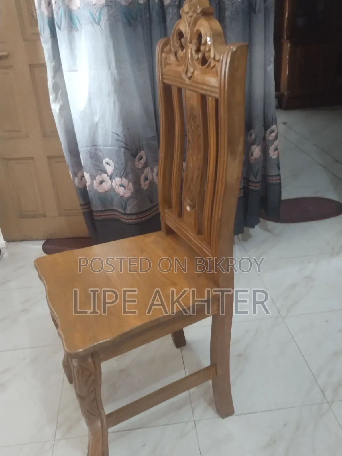 Dining table made of original Chittagong teak