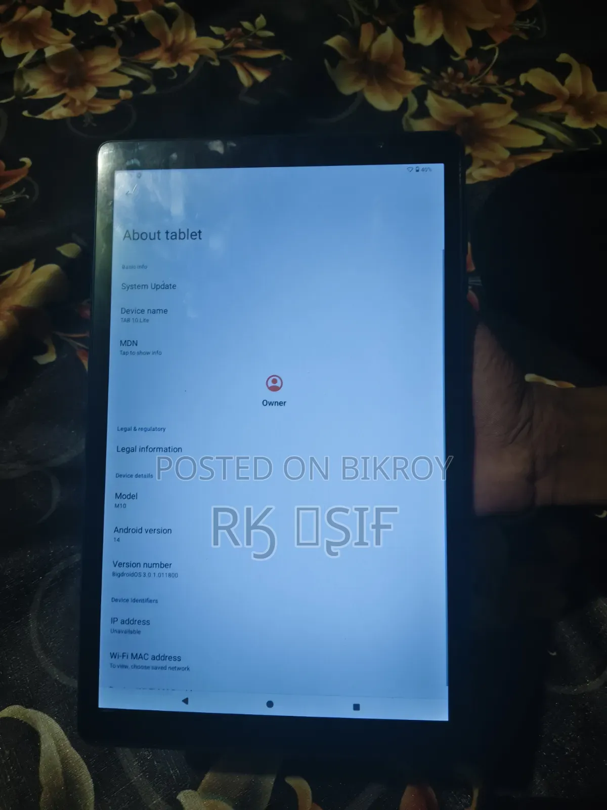 Lenovo Tab 32 GB Black