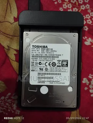 Toshiba 1TB 2.5" Internal HDD (With Enclosure)