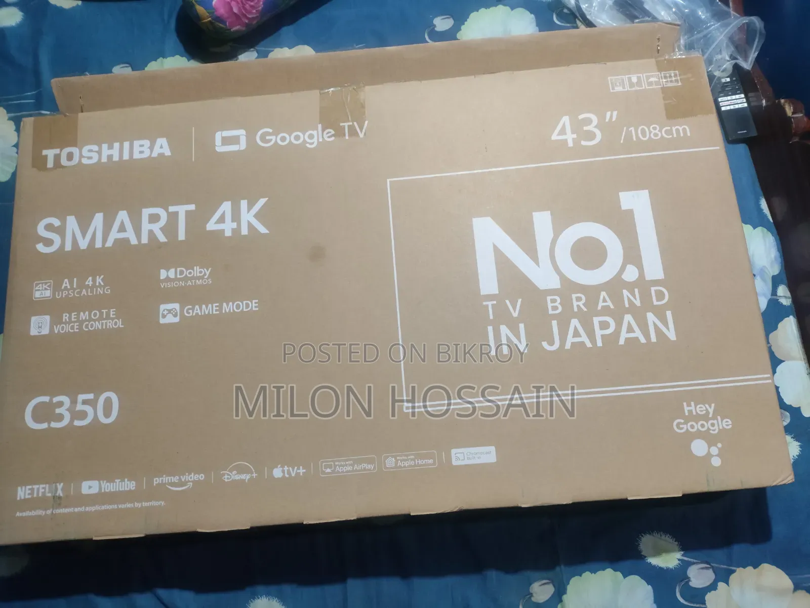 Toshiba 43 Inch for Sale