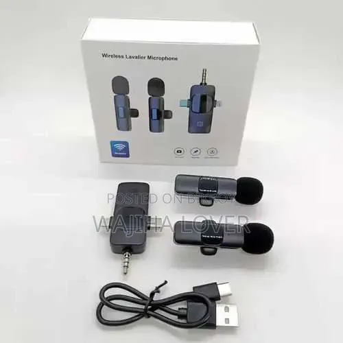 Wireless Microphone. 3 in 1 Lavalier Collar Microphone