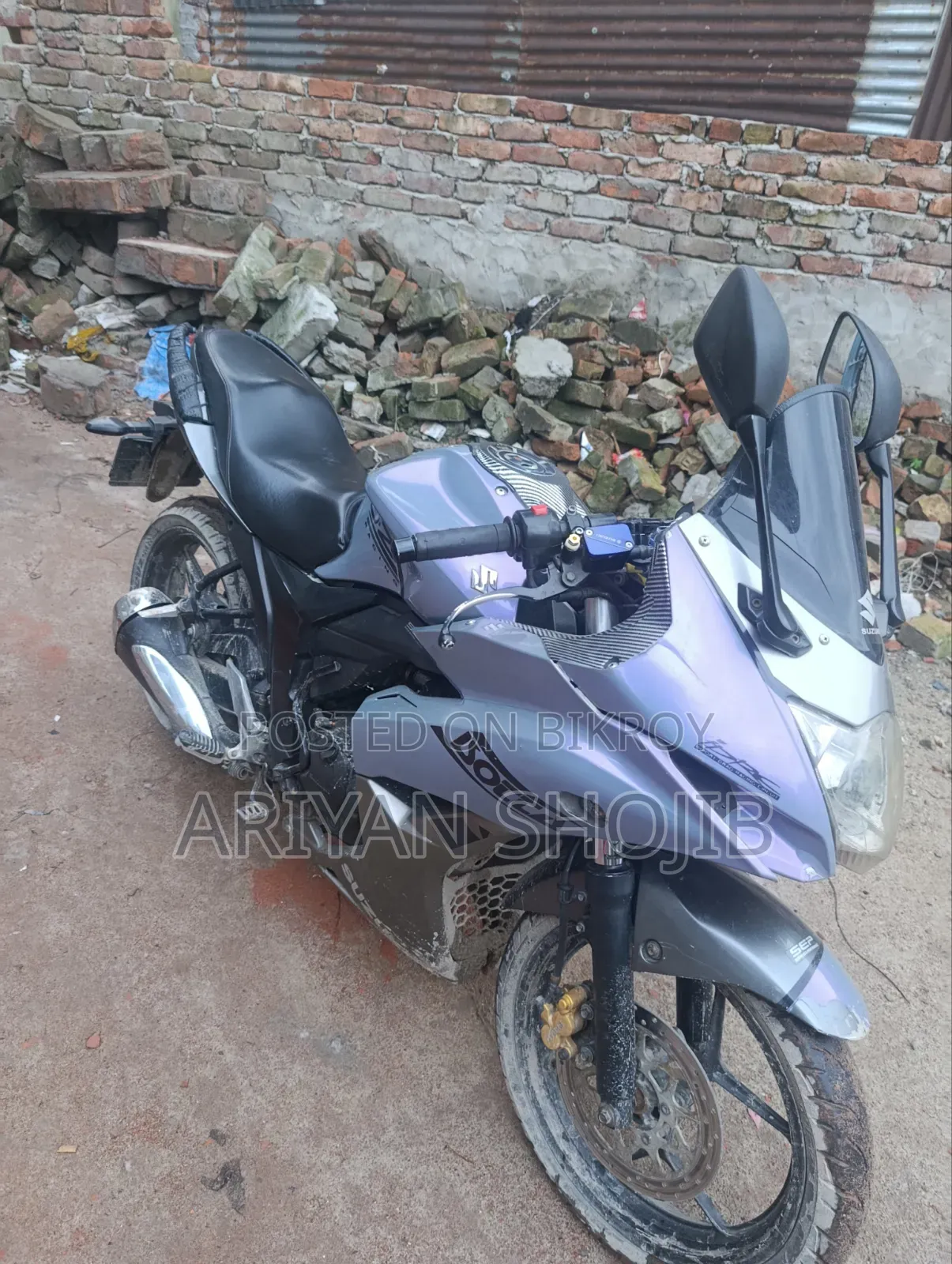 Suzuki Gixxer SF 2016 Purple