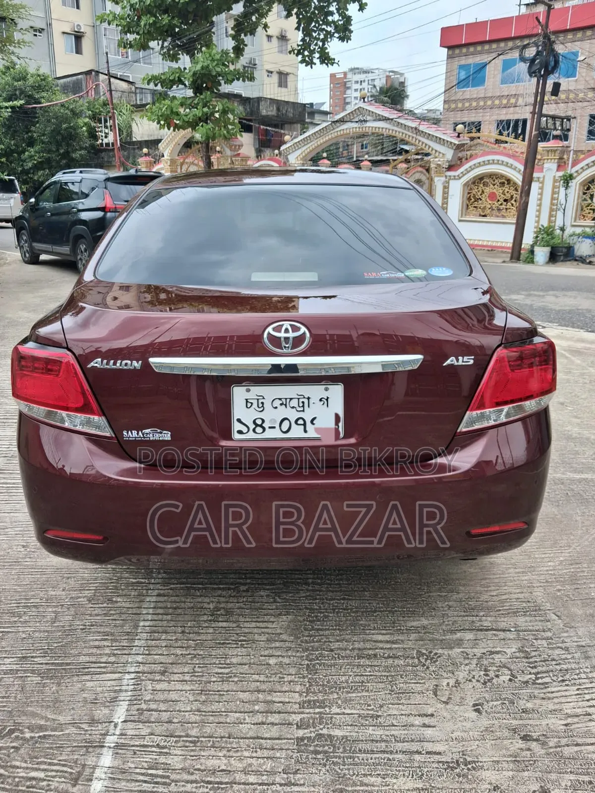 Toyota Allion 2018 Maroon