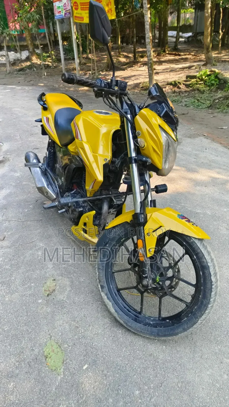 Motorcycle 2014 Yellow