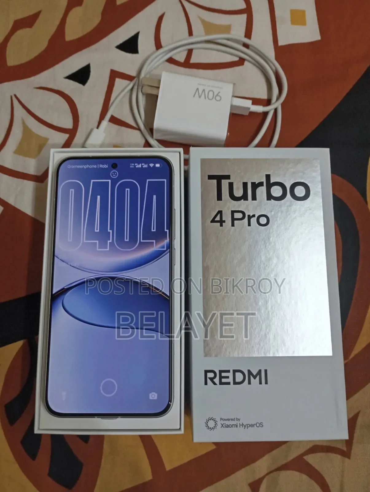 Xiaomi Redmi Turbo 4 Pro 256 GB White