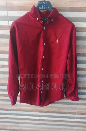 Ralph Lauren Maroon Oxford Shirt