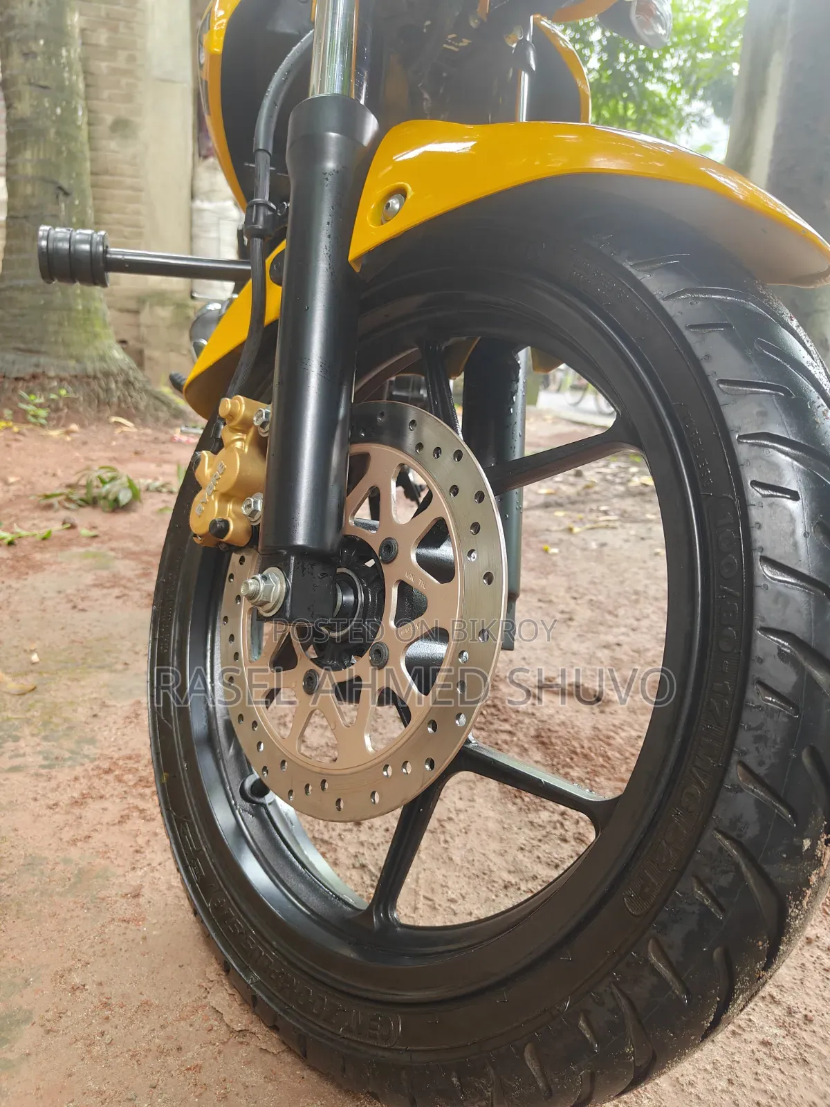 New Suzuki Gixxer 2025 Yellow