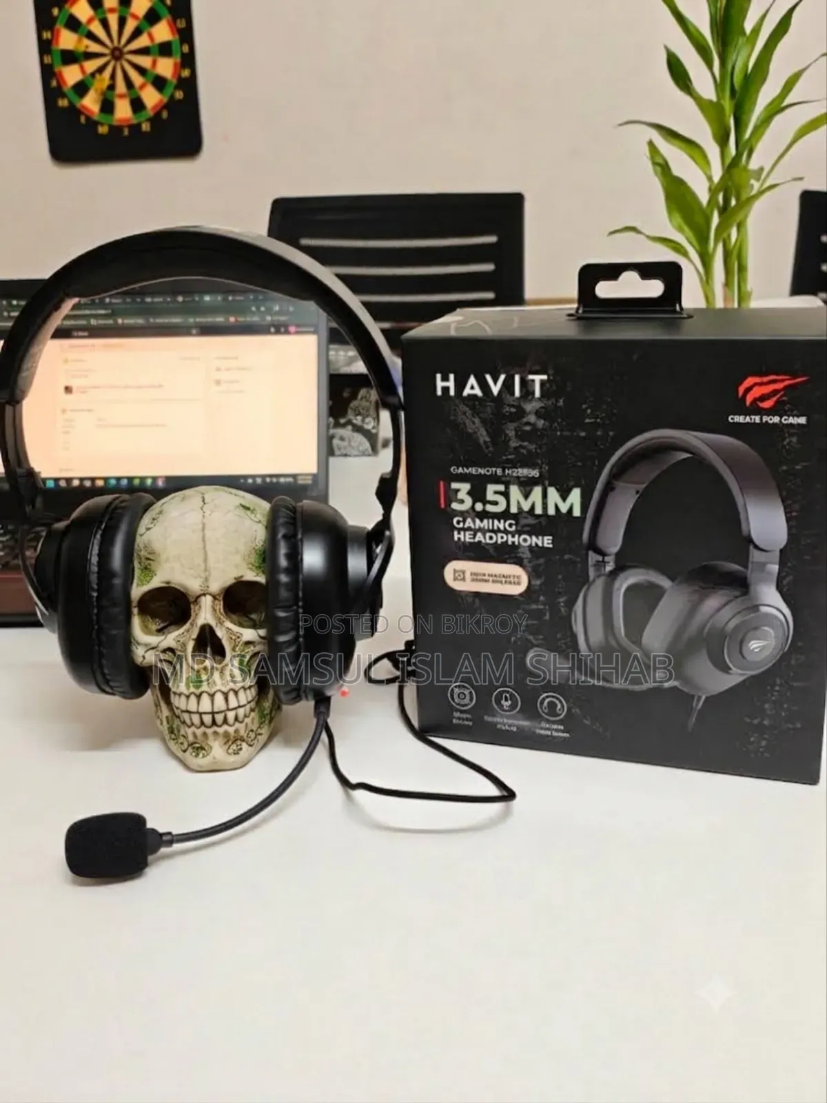 HAVIT Gamenote H2230d 3.5mm Headphone