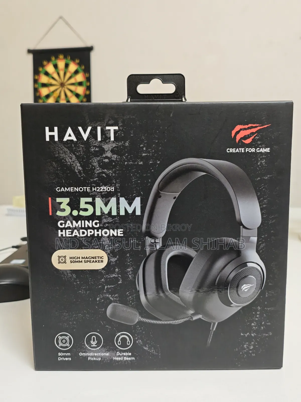 HAVIT Gamenote H2230d 3.5mm Headphone